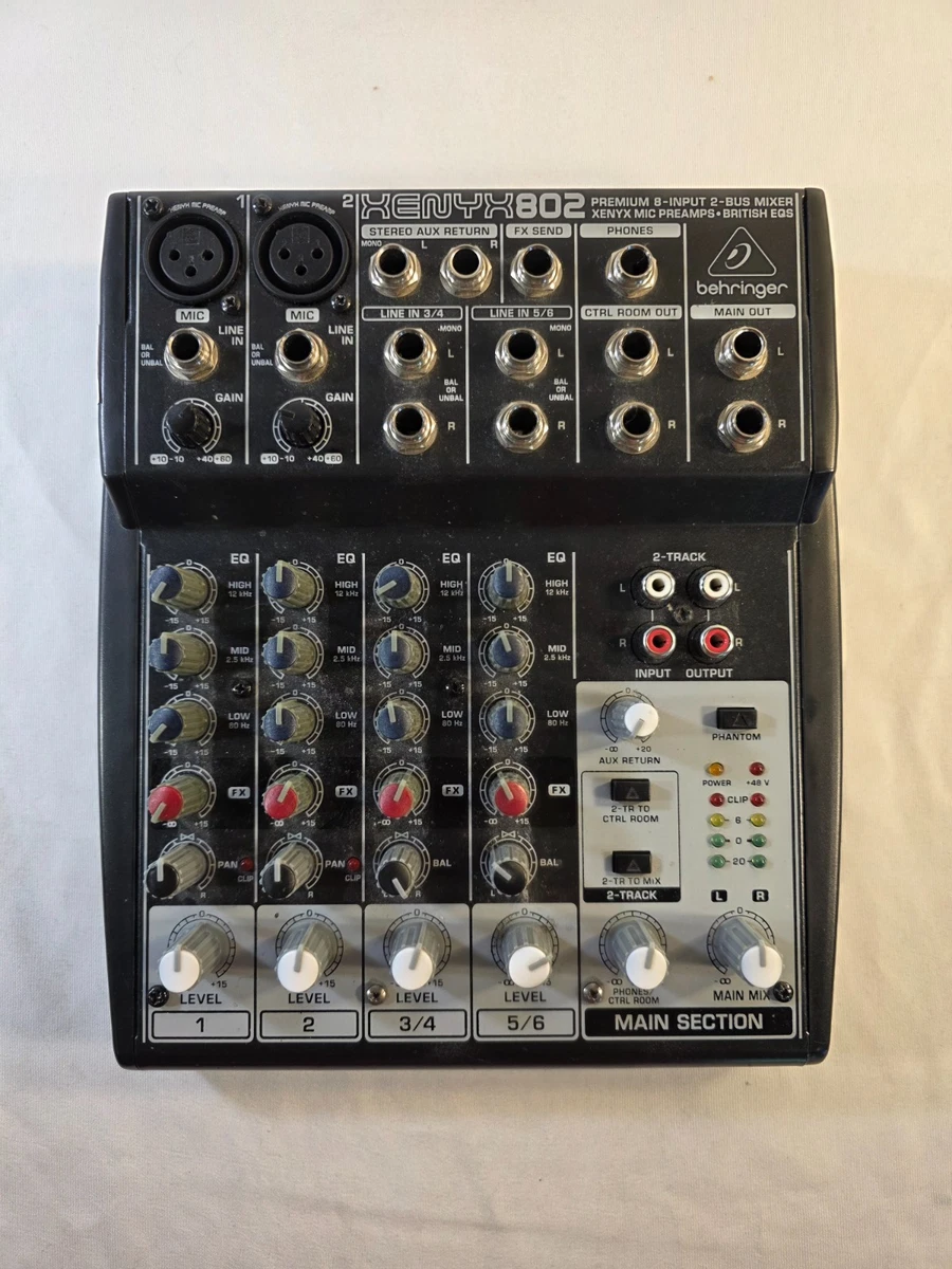 Behringer Xenyx 802 Mixer for sale - eBay