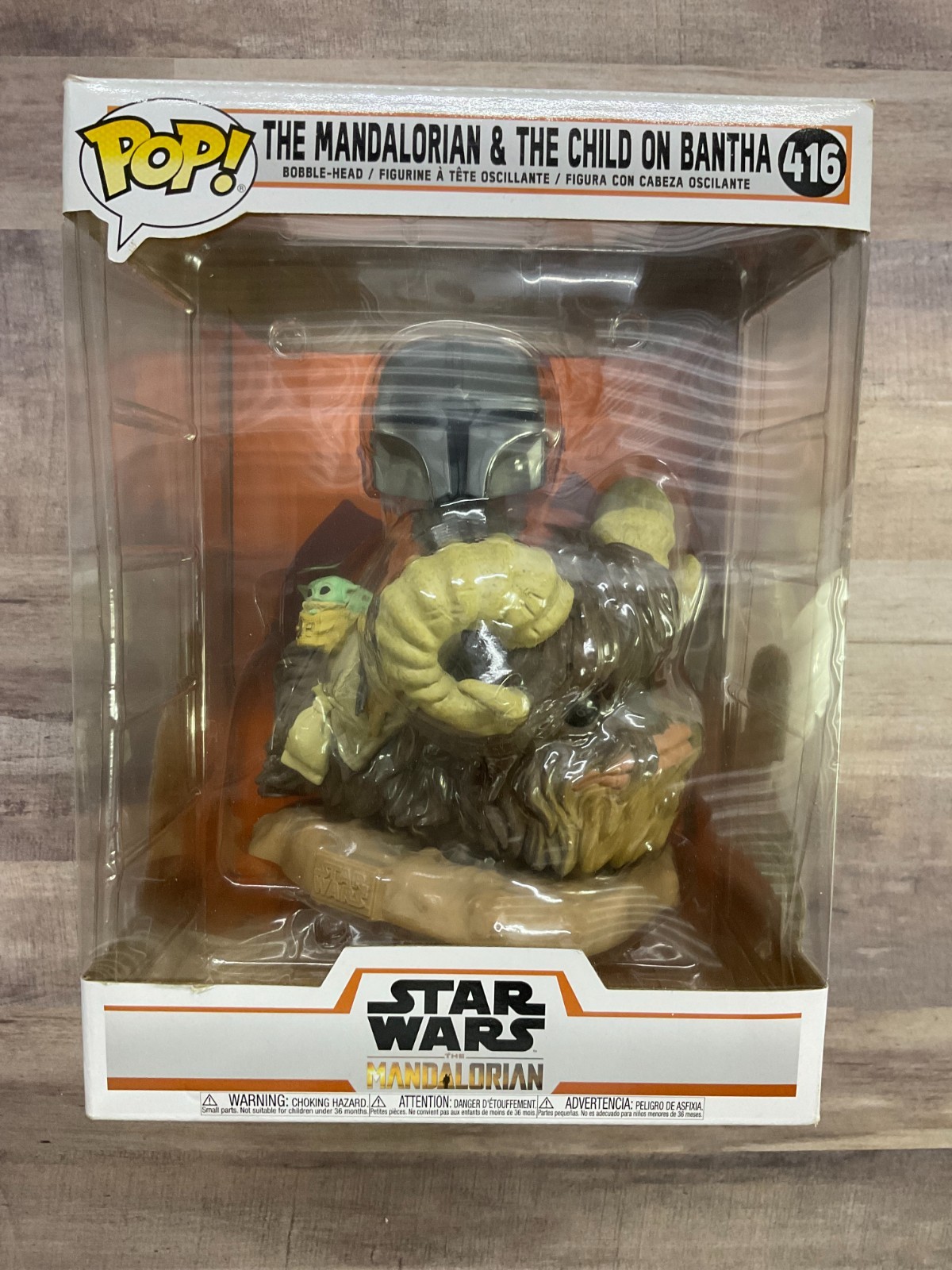 Funko Pop! Star Wars: The Mandalorian &Amp; The Child On Bantha #416 Figure G1