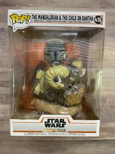Funko Pop! Star Wars: The Mandalorian & The Child on Bantha #416 Figure G1