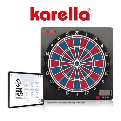 Dartscheibe Testsieger Karella CB Smart Bluetooth App Online Profi E- Dartboard