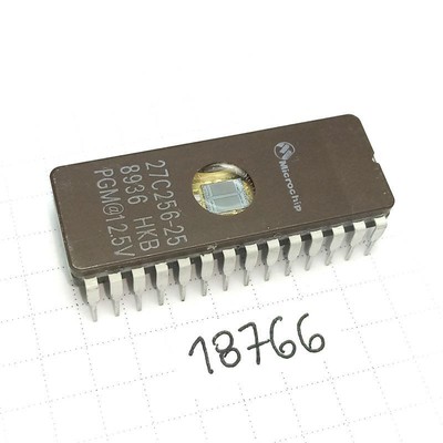IC Memory EPROM 27C256 256K 250ns CDIP28UV CMOS/TTL Microchip