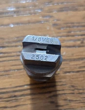 MEG 2502 Spraying Systems 1/4 in. Male NPT WashJet Spray Tip Hardened Stainless 