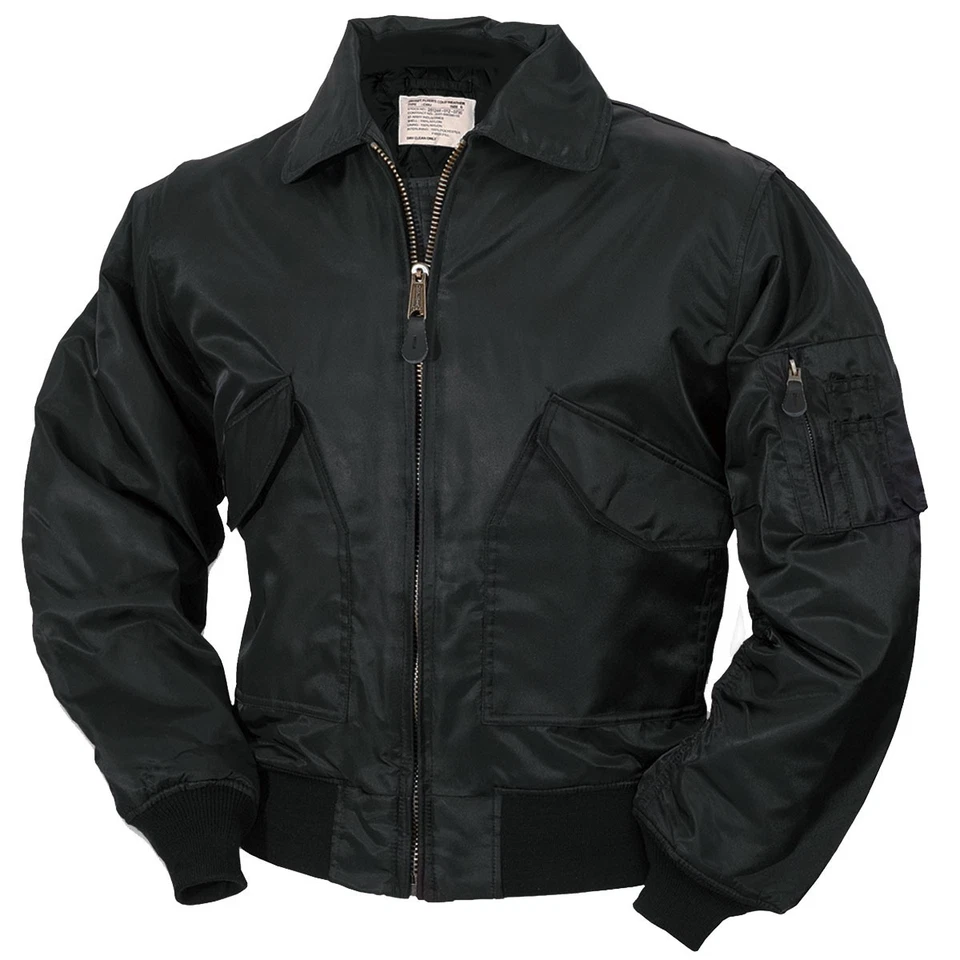 CWU Fliegerjacke schwarz S-5XL US Pilotenjacke Jacke Bomberjacke Blouson Neu - Bild 1 von 1
