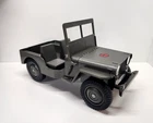 Vintage Large GI Joe Combat Jeep Vehicle By Hasbro 21"x 12"x 11"