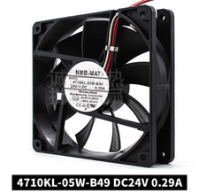 1PCS NMB-MAT 4710KL-05W-B49 DC24V 0.29A 3-wire cooling fan 120 120 25MM