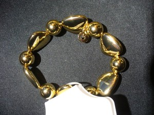 Authentic Heavy Gold Plated Bauble Vanderbilt Bracelet