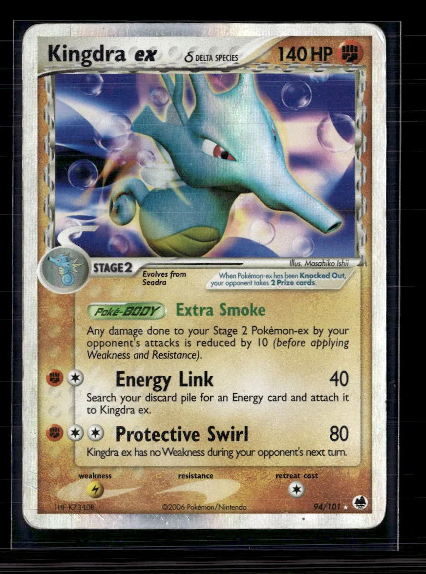 Pokemon 2006 EX Dragon Frontiers Kingdra EX #94/101 | eBay