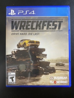 Wreckfest PS4 Video Game Multiplayer Demolition Racing Drive Hard Die Last