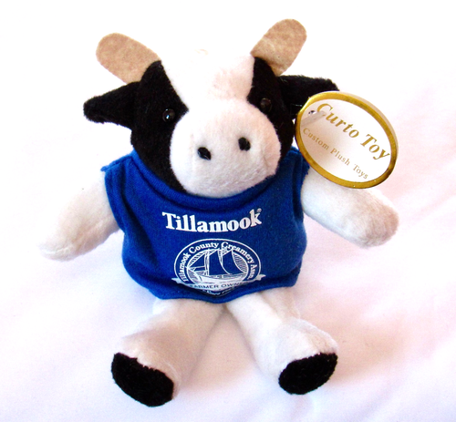 Curto Toy Tillamook Creamery Plush Cow Bull Stuffed Animal Toy Soft w/ tags - Picture 1 of 9