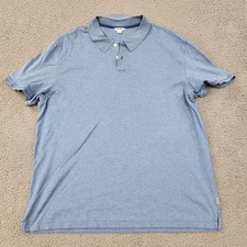 Calvin Klein Polo Mens XL Blue Short Sleeve Shirt