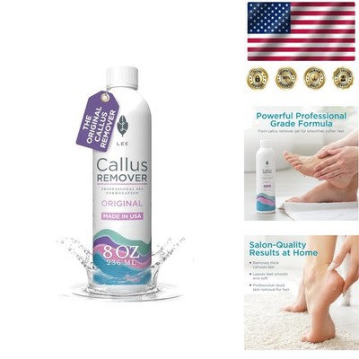 8oz Lee Beauty Callus Remover Gel - Extra Strength for Dead Skin & Cracked Heels