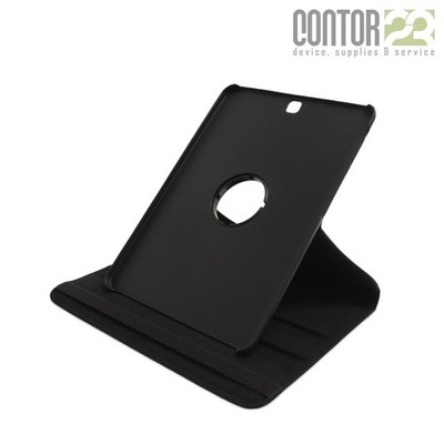 360° Schutzhülle, Tasche, Case in SCHWARZ für 9.7'' Samsung Galaxy Tab S2