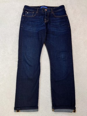 Scotch & Soda Amsterdam Ralston Dark Wash Denim Jeans Stretch Men's 32x29