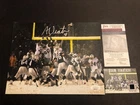 JSA Autographed Adam Vinatieri Patriots Snow Kick Signed 8x10 Photo + Bonus 410