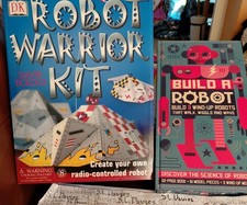 Robot Bundle Warrior Dk RRP &pound;25 Plus Build A Robot  2 Wind Up Robots,  .