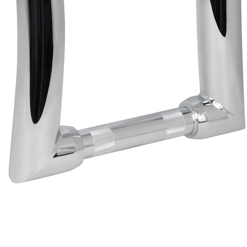 14'' Rise Handlebar Motorcycle Chrome Ape Hanger Fit For Harley Wide Glide Foto 4 de 4