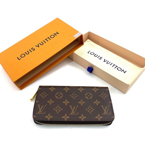 Louis Vuitton Zippy Wallet 'Brown Monogram Canvas' Women#CRYWN