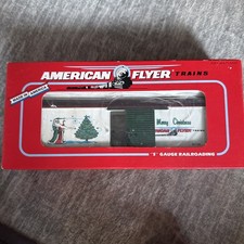 American Flyer 6-48325 1996 Christmas collector boxcar New in Box Made in USA