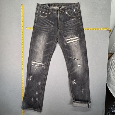 APC Petit New Standard Jeans Mens Blue Slim Tapered Button Fly Fits 27x31