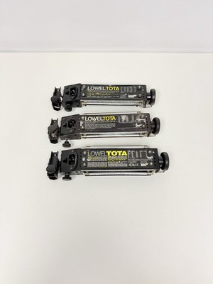 Lowel Tota-Light Lot of 3 w/ 3 Extra Bulbs   Tested   800W Video Lighting