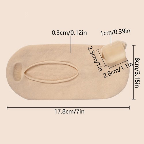 1Pair Big Toe Bunion Pad Fabric Gel Protect Hallux Valgus Corrector Sock - Afbeelding 1 van 13