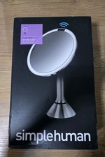 simplehuman 8” Round LED Sensor Mirror with 5x and 10x Magnification on SALE