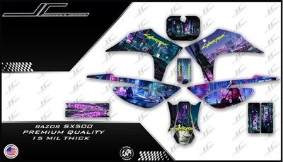 Razor SX500 graphics kit decals THICK AND HIGH GLOSS