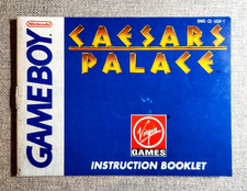 Caesars Palace Instruction Booklet - Manual Only - GameBoy