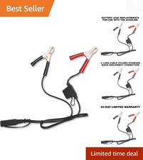 Efficient Xtreme Charge Battery Leads - 7.5 Amp Fuse for Extended Battery Life