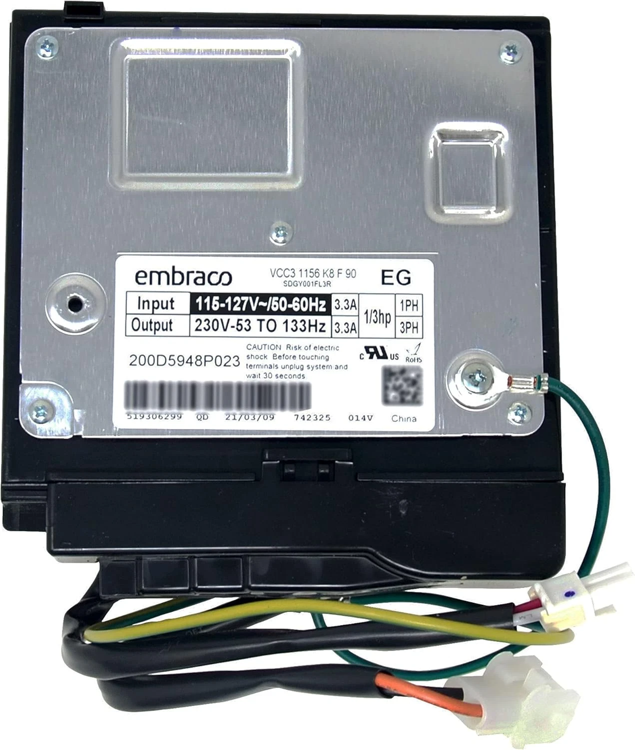 GE Refrigerator Inverter Control Board WR49X10283 Compatible with Embraco Vcc3
Opens in a new window