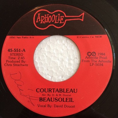 Beausoleil - Courtableau / Parlez-Nous A Boire, 7'', (Vinyl)