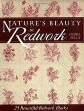 Nature's Beauty In Redwork