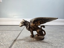 Gardner Griffin 1920s Radiator Cap Hood Ornament Mascot Antique Gargoyle Bronze