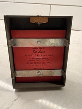 Vintage 1950’s De Luxe Pin-It Skirt Marker by Orco Products 20” Made In USA