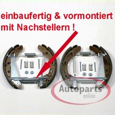 Bremsbacken Set vormontiert einbaufertig hinten für Mazda 121 III ab Bj 02.00