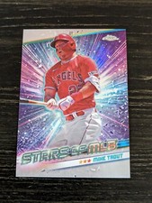 Mike Trout SMLBC-2 - 2024 Topps Series 1 - Stars of MLB Chrome - Baseball
