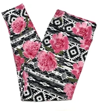 LuLaRoe TC Leggings Floral Aztec Tribal Southwest Size 12-18 NEW 985755