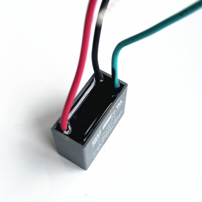 CBB61 250V Motor Run Capacitor For Fans – 1.5 To 45 UF, 2-Pin, Flush Mount