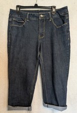 Faded Glory- Womans Plus Blue jean Capri's sz 16