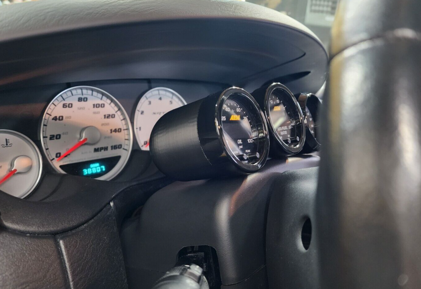 Triple Gauge Pod for Steering Column SRT4/Neon FuzedFab eBay