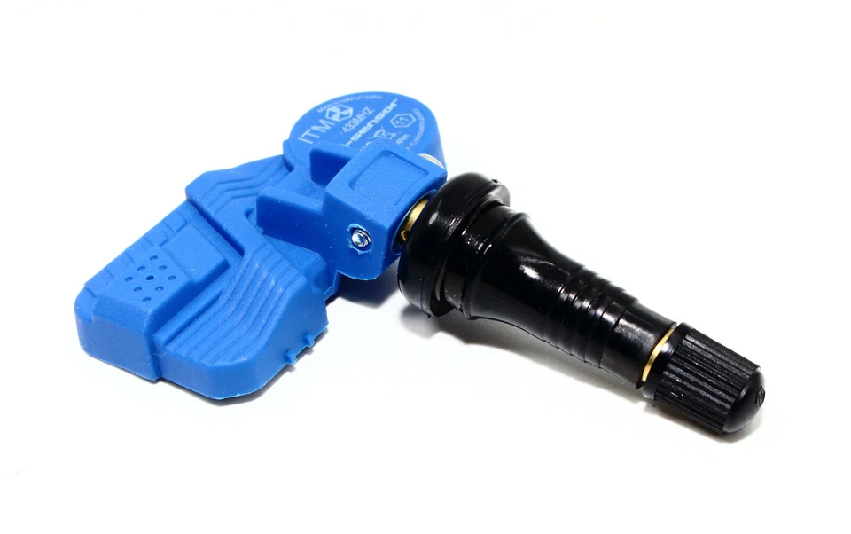 Juego de 4 sensores de neumáticos TPMS de 433 mhz para Mini Cooper Countryman vástagos de goma negros Foto 2 de 4