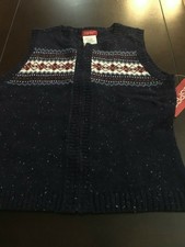 Nwt Vintage Esprit Zip Up Sweater Vest Size S Msrp $58 Rare