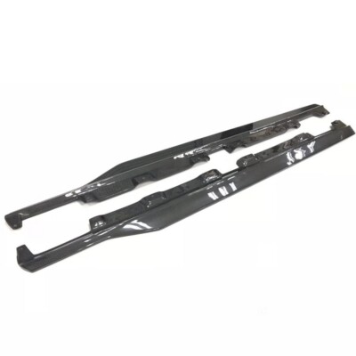 For MB AMG GT Carbon Fiber Side Skirts Splitters GTS 2016 - 2018 GTR C190