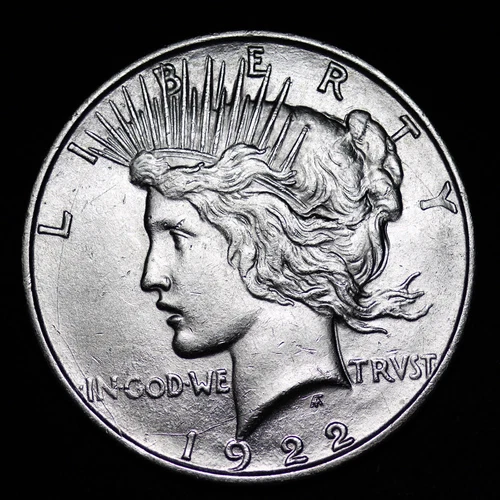 AU / UNC 1922-D PEACE SILVER DOLLAR LOWEST PRICES ON THE BAY DENVER DEAL