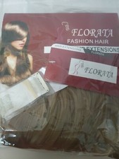 NEW  Florata Fashion Hair 24" Clip-In Hair Extensions, Synthetic Wavy Blond