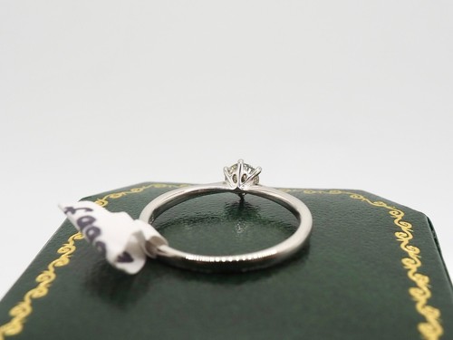 0.30ct Round Solitaire Natural Diamond Ring 6 Claw Platinum GIA Certified - Picture 2 of 7