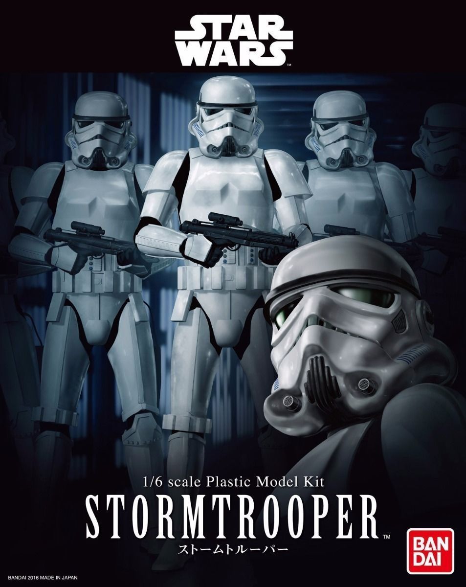 新品未組立　1/6 scale STORMTOOPER STAR WARS BANDAI 1/6 STORMTROOPER Plastic Model Kit STAR WARS NEW from Japan