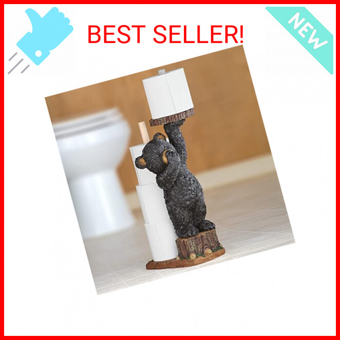 Aurrra Northwoods Bear Cub Toilet Paper Holder, 22" H eBay