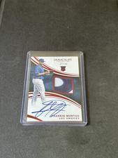 Frankie Montas 2016 Panini Immaculate Red Patch Auto Autograph RC 37/49