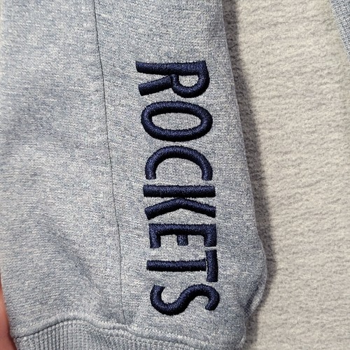 Under Armour Toldeo Rockets Hoodie Mens Medium Gray Navy Embroidered Spell Out - Picture 4 of 10